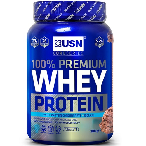 USN 100% Premium Whey Protein, 908 Grams - 2